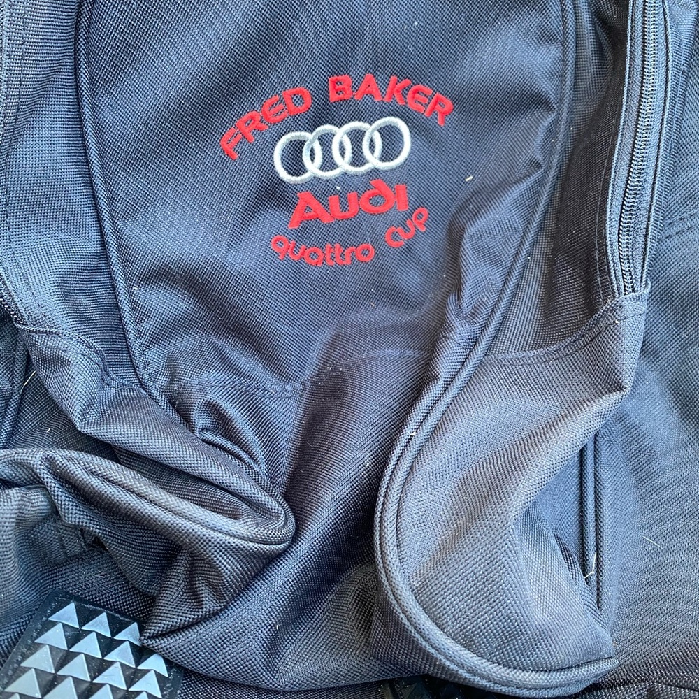 Fred baker Audi traveling golf bag